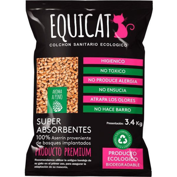 Imagen de Sanitario Equicat (madera pelet) 3,4 kg