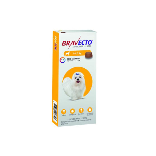 Imagen de Bravecto 2-4.5kg 37 días